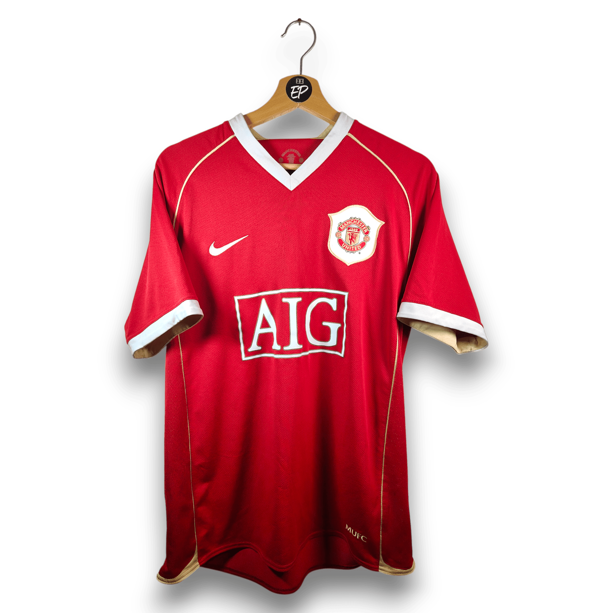2006 - 07 Manchester United Home Shirt Rooney 8 - 8/10 - (M) - Eternal Pitch
