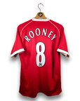 2006 - 07 Manchester United Home Shirt Rooney 8 - 8/10 - (M) - Eternal Pitch