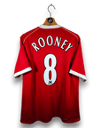2006 - 07 Manchester United Home Shirt Rooney 8 - 8.5/10 - (M) - Eternal Pitch