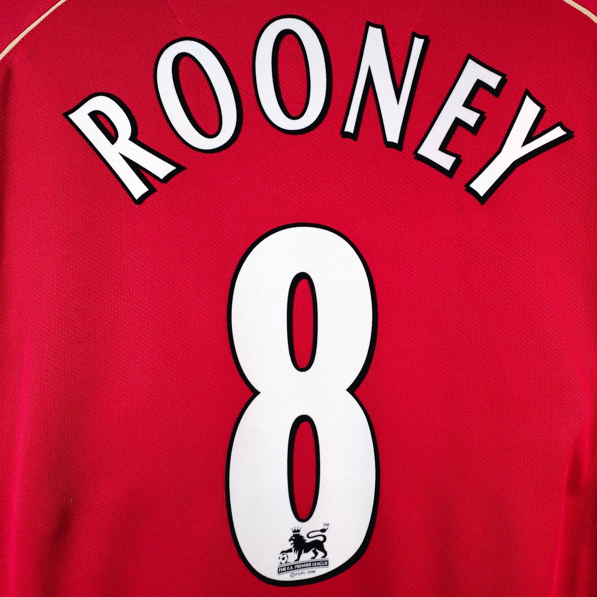 2006 - 07 Manchester United Home Shirt Rooney 8 - 8.5/10 - (M) - Eternal Pitch