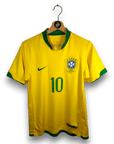 2006 - 08 Brazil Home Shirt Ronaldinho 10 - 7.5/10 - (S) - Eternal Pitch