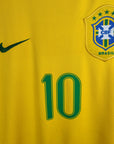 2006 - 08 Brazil Home Shirt Ronaldinho 10 - 7.5/10 - (S) - Eternal Pitch