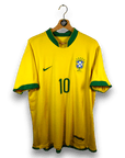 2006 - 08 Brazil Home Shirt Ronaldinho 10 - 8/10 - (L) - Eternal Pitch
