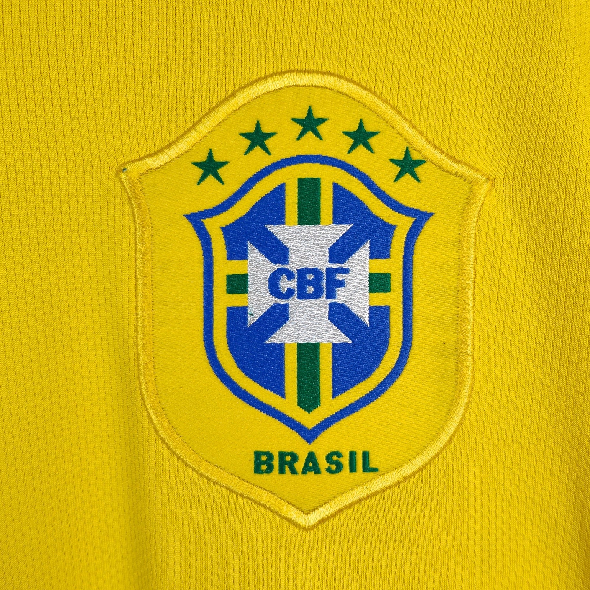 2006 - 08 Brazil Home Shirt Ronaldinho 10 - 8/10 - (L) - Eternal Pitch