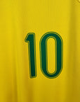 2006 - 08 Brazil Home Shirt Ronaldinho 10 - 8/10 - (L) - Eternal Pitch