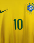 2006 - 08 Brazil Home Shirt Ronaldinho 10 - 8/10 - (L) - Eternal Pitch