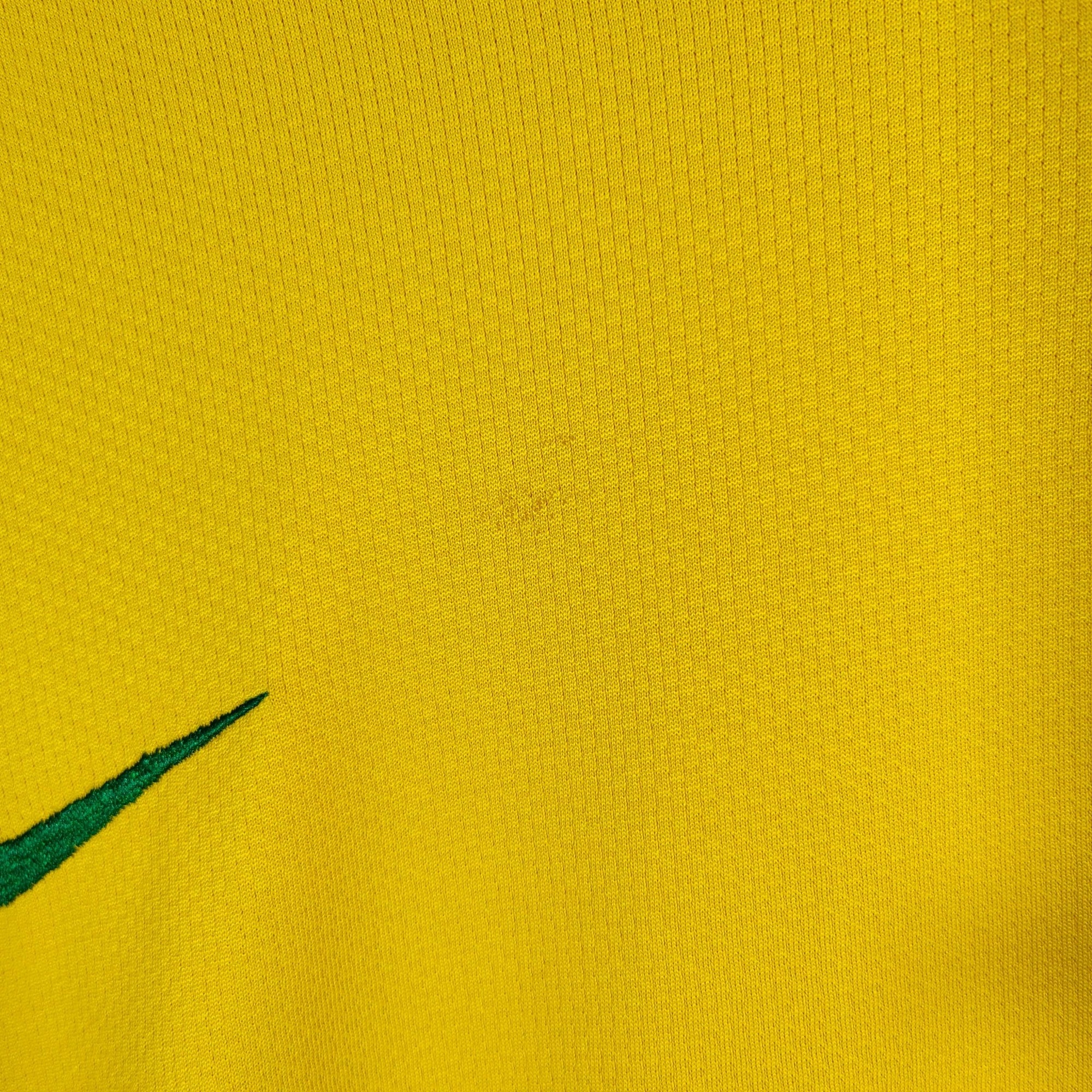 2006 - 08 Brazil Home Shirt Ronaldinho 10 - 8.5/10 - (XL) - Eternal Pitch