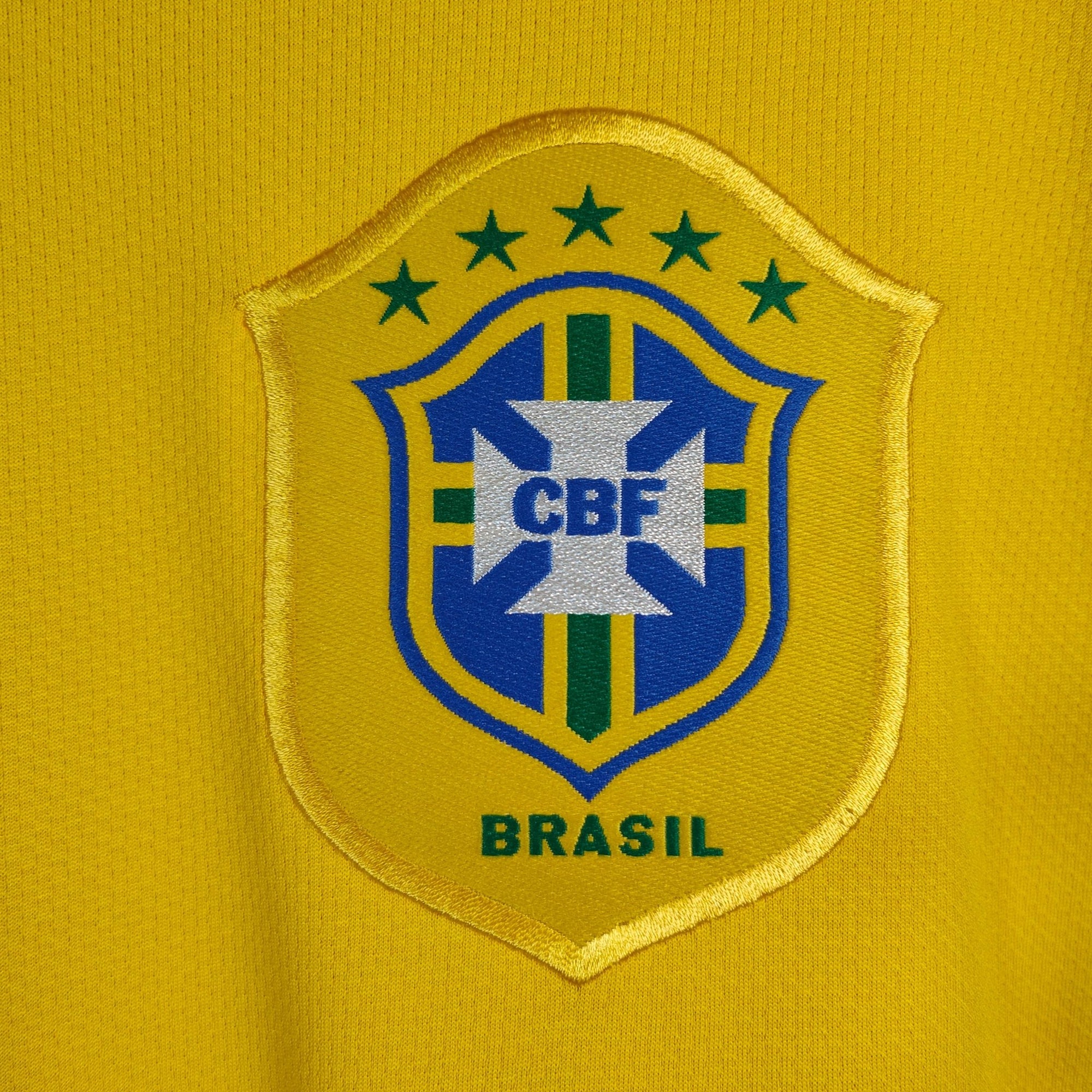 2006 - 08 Brazil Home Shirt Ronaldinho 10 - 8.5/10 - (XL) - Eternal Pitch