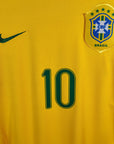 2006 - 08 Brazil Home Shirt Ronaldinho 10 - 9/10 - (M) - Eternal Pitch