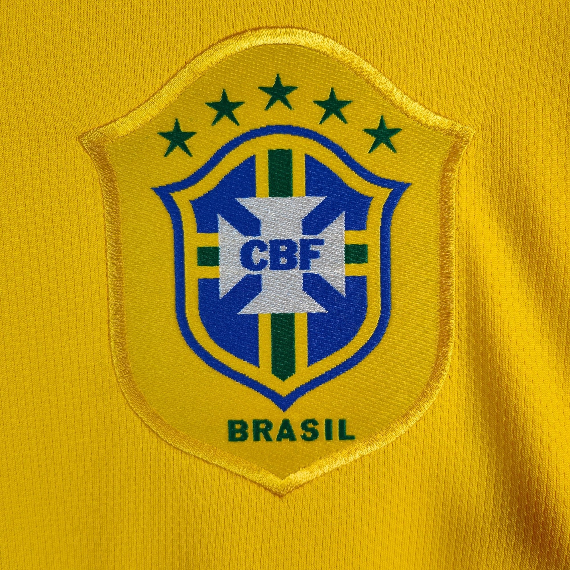 2006 - 08 Brazil Home Shirt Ronaldinho 10 - 9/10 - (S) - Eternal Pitch