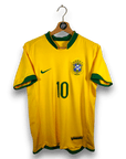 2006 - 08 Brazil Home Shirt Ronaldinho 10 - 9/10 - (S) - Eternal Pitch