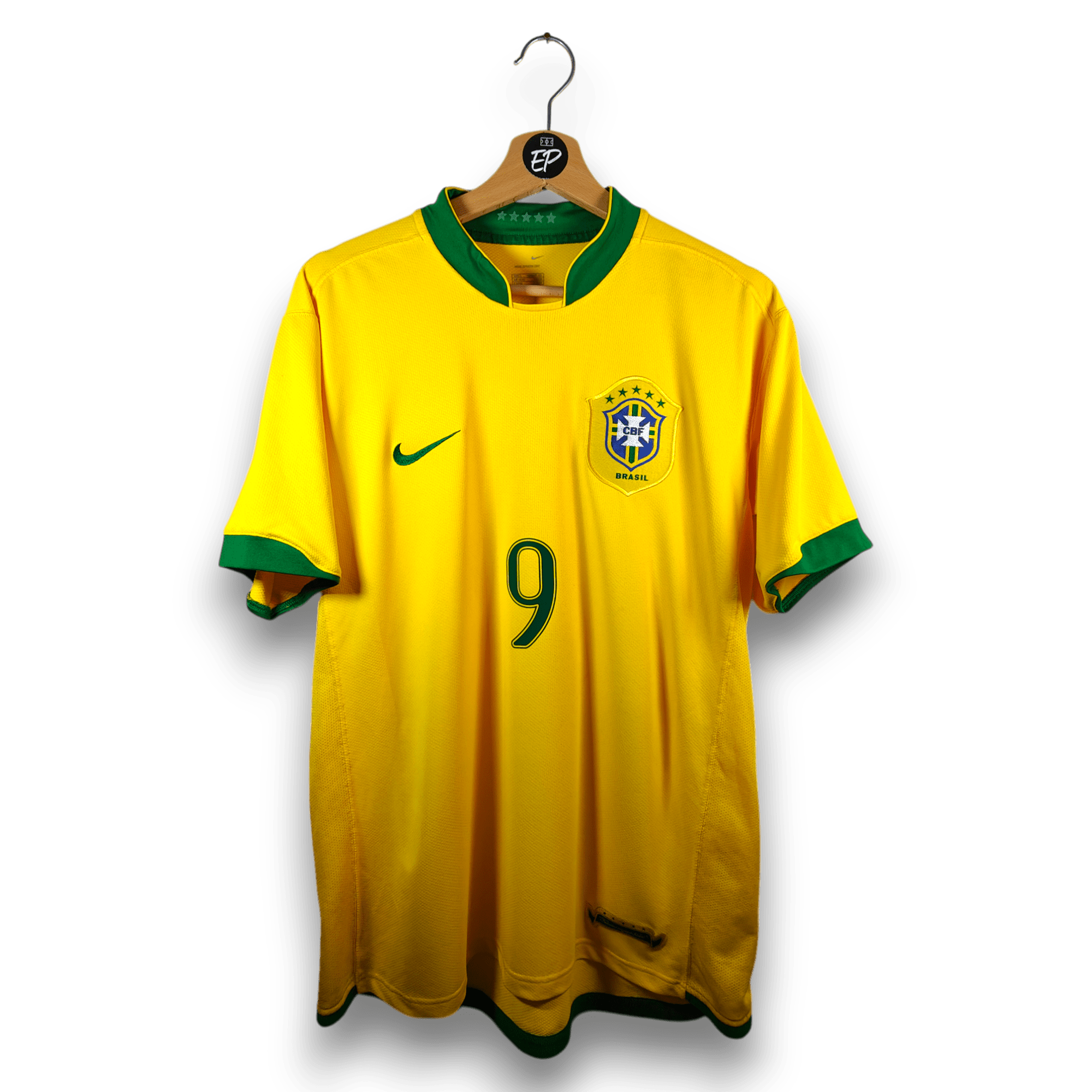 2006 - 08 Brazil Home Shirt Ronaldo 9 (L) - Eternal Pitch