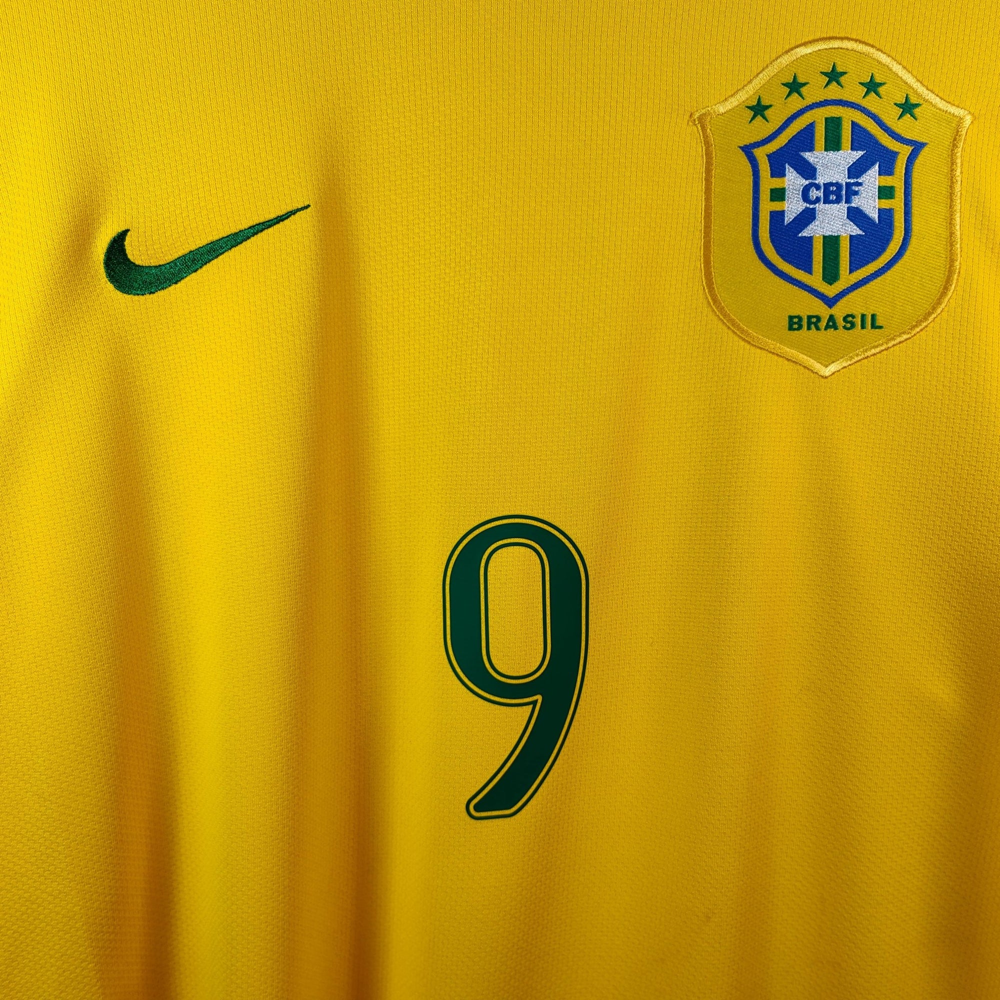 2006 - 08 Brazil Home Shirt Ronaldo 9 (L) - Eternal Pitch