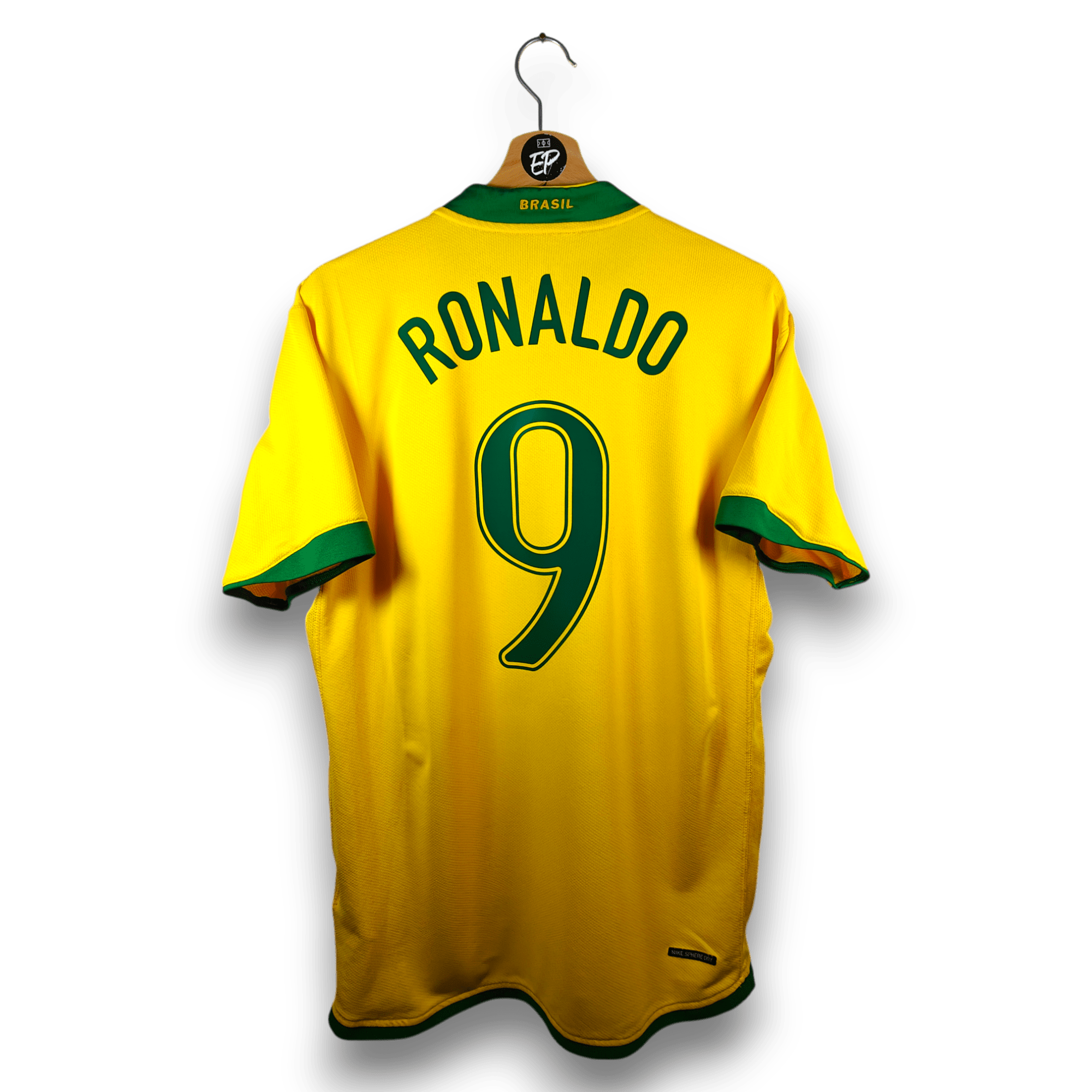 2006 - 08 Brazil Home Shirt Ronaldo 9 (L) - Eternal Pitch