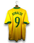 2006 - 08 Brazil Home Shirt Ronaldo 9 (XL) - Eternal Pitch