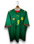 2006 - 08 Cameroon Home Shirt Eto’o 9 - 9.5/10 - (XL) - Eternal Pitch