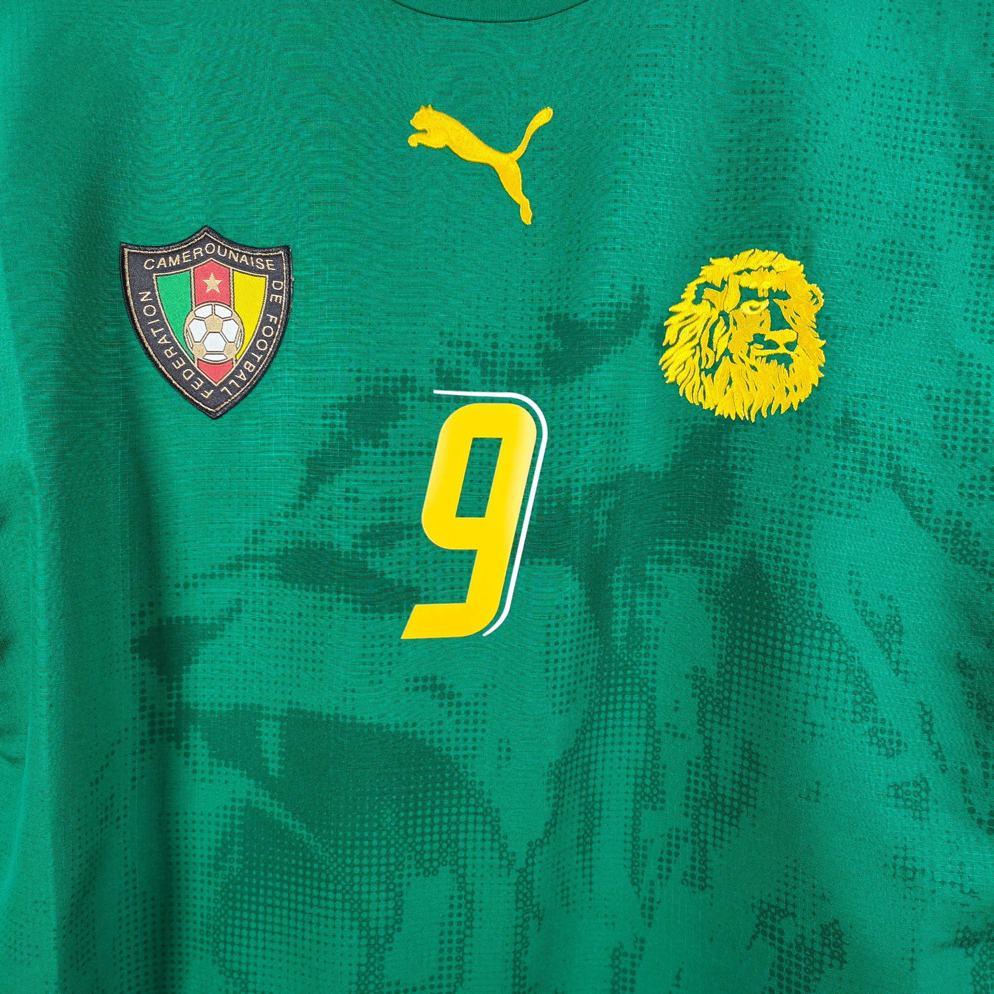2006 - 08 Cameroon Home Shirt Eto'o 9 (M) - Eternal Pitch