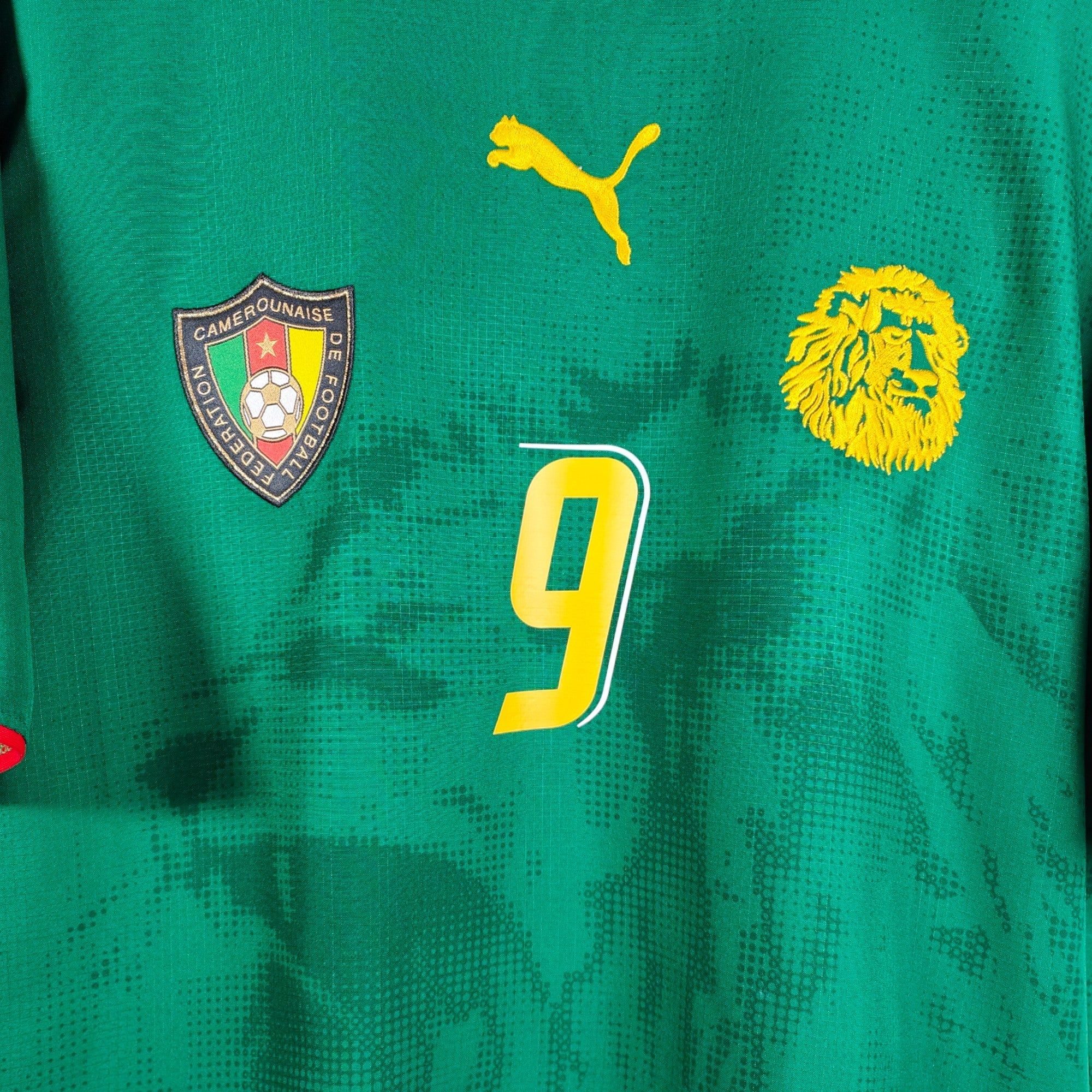 2006 - 08 Cameroon Home Shirt Eto'o 9 (M) - Eternal Pitch