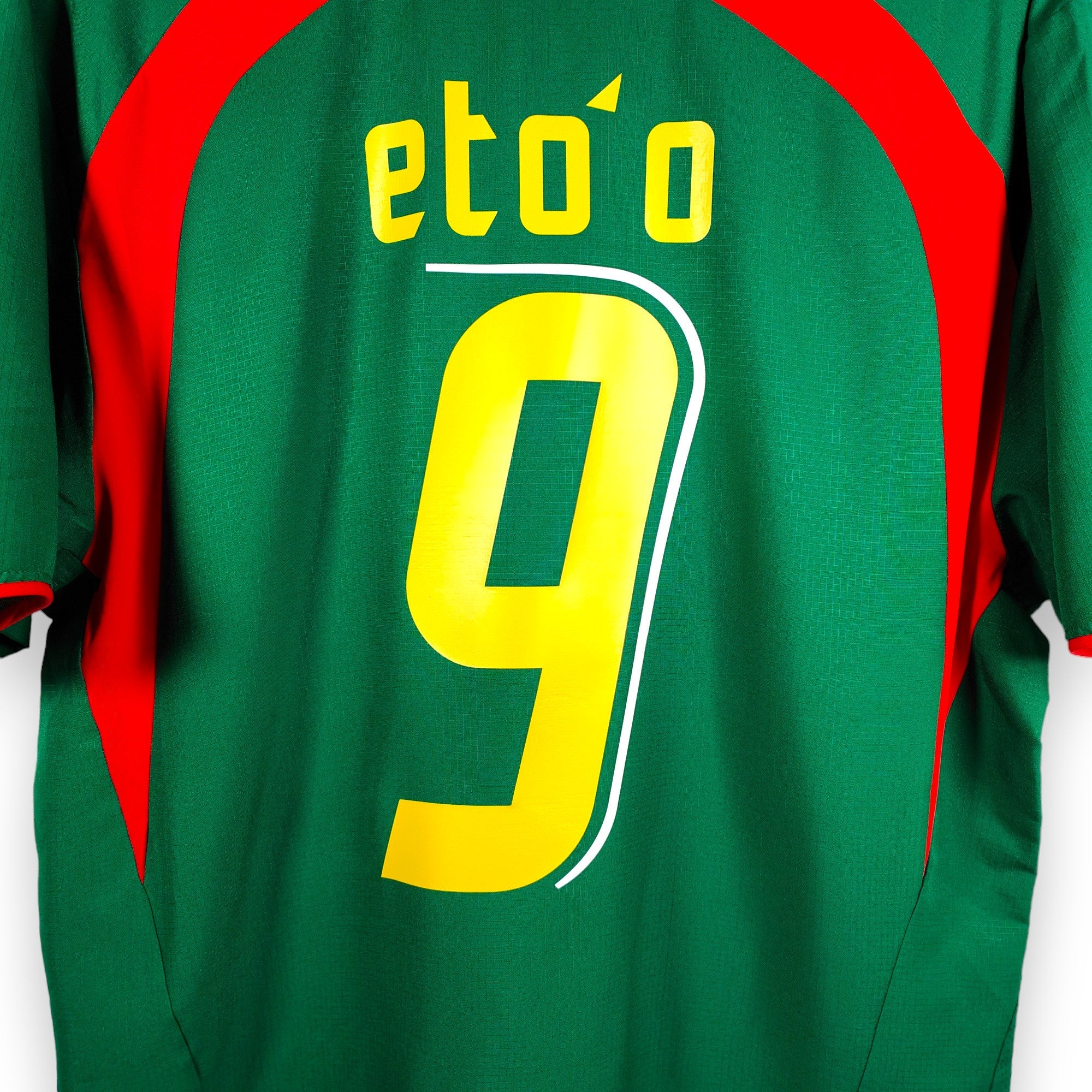 2006 - 08 Cameroon Home Shirt Eto'o 9 (M) - Eternal Pitch