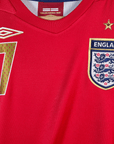 2006 - 08 England Away Shirt Beckham 7 (M) - Eternal Pitch