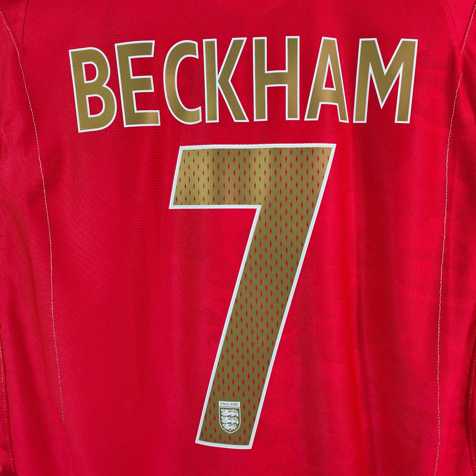 2006 - 08 England Away Shirt Beckham 7 (M) - Eternal Pitch