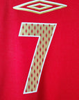 2006 - 08 England Away Shirt Beckham 7 (S) - Eternal Pitch