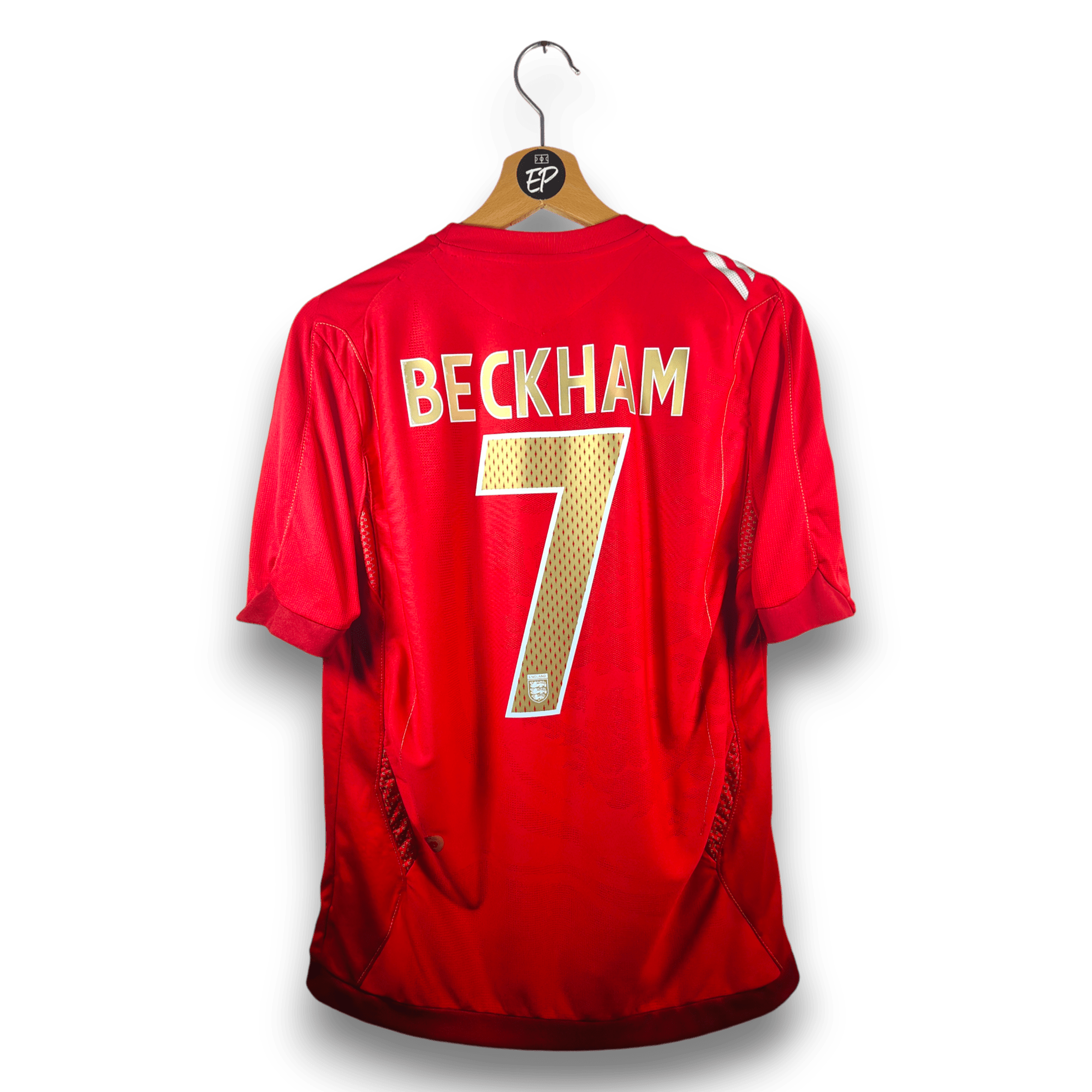 2006 - 08 England Away Shirt Beckham 7 (S) - Eternal Pitch