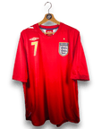 2006 - 08 England Away Shirt Beckham 7 (XL) - Eternal Pitch