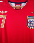2006 - 08 England Away Shirt Beckham 7 (XL) - Eternal Pitch