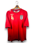 2006 - 08 England Away Shirt Gerrard 4 - 8.5/10 - (L) - Eternal Pitch