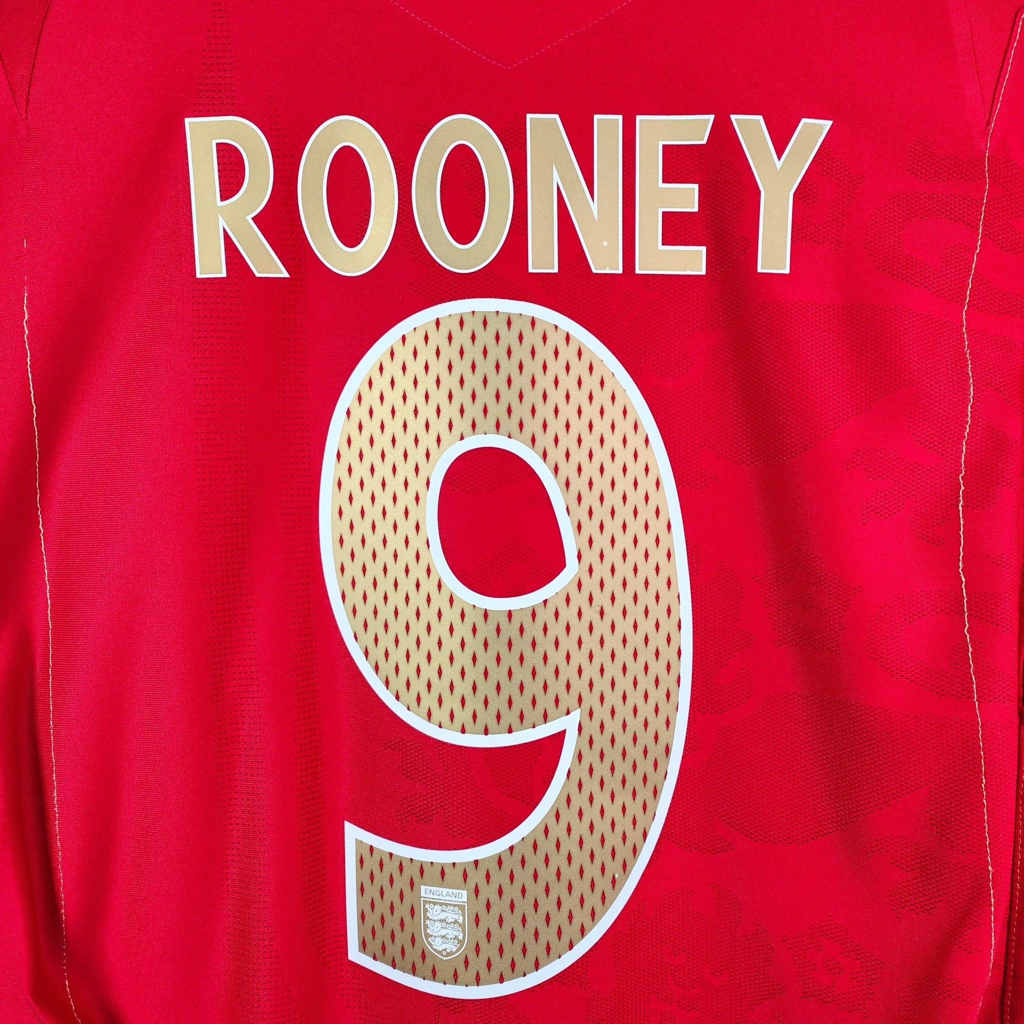 2006 - 08 England Away Shirt Rooney 9 - 7.5/10 - (S) - Eternal Pitch