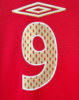 2006 - 08 England Away Shirt Rooney 9 - 7.5/10 - (S) - Eternal Pitch