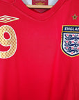 2006 - 08 England Away Shirt Rooney 9 - 7.5/10 - (S) - Eternal Pitch