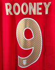 2006 - 08 England Away Shirt Rooney 9 - 9/10 - (XL) - Eternal Pitch