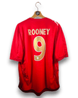 2006 - 08 England Away Shirt Rooney 9 - 9/10 - (XL) - Eternal Pitch