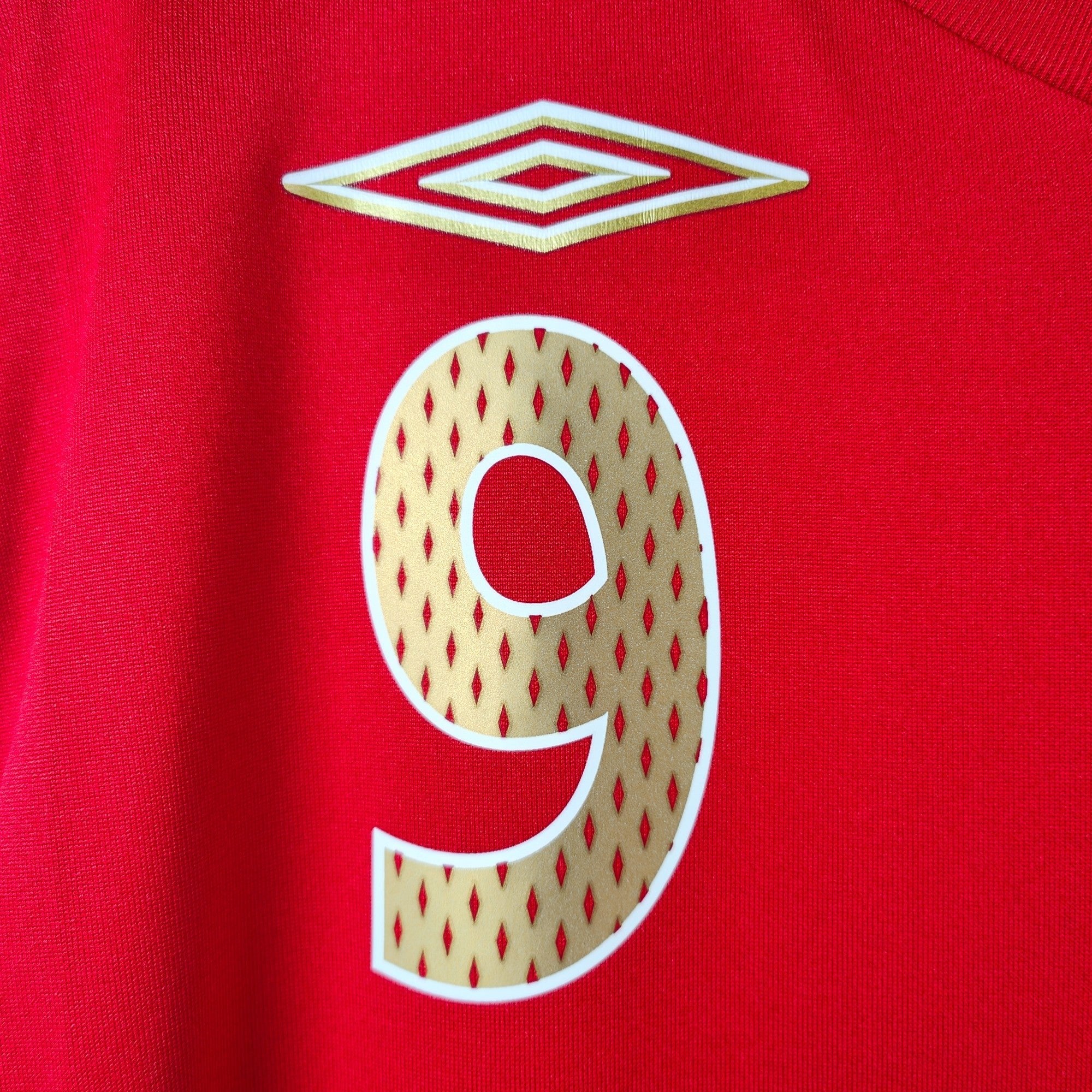 2006 - 08 England Away Shirt Rooney 9 - 9/10 - (XL) - Eternal Pitch