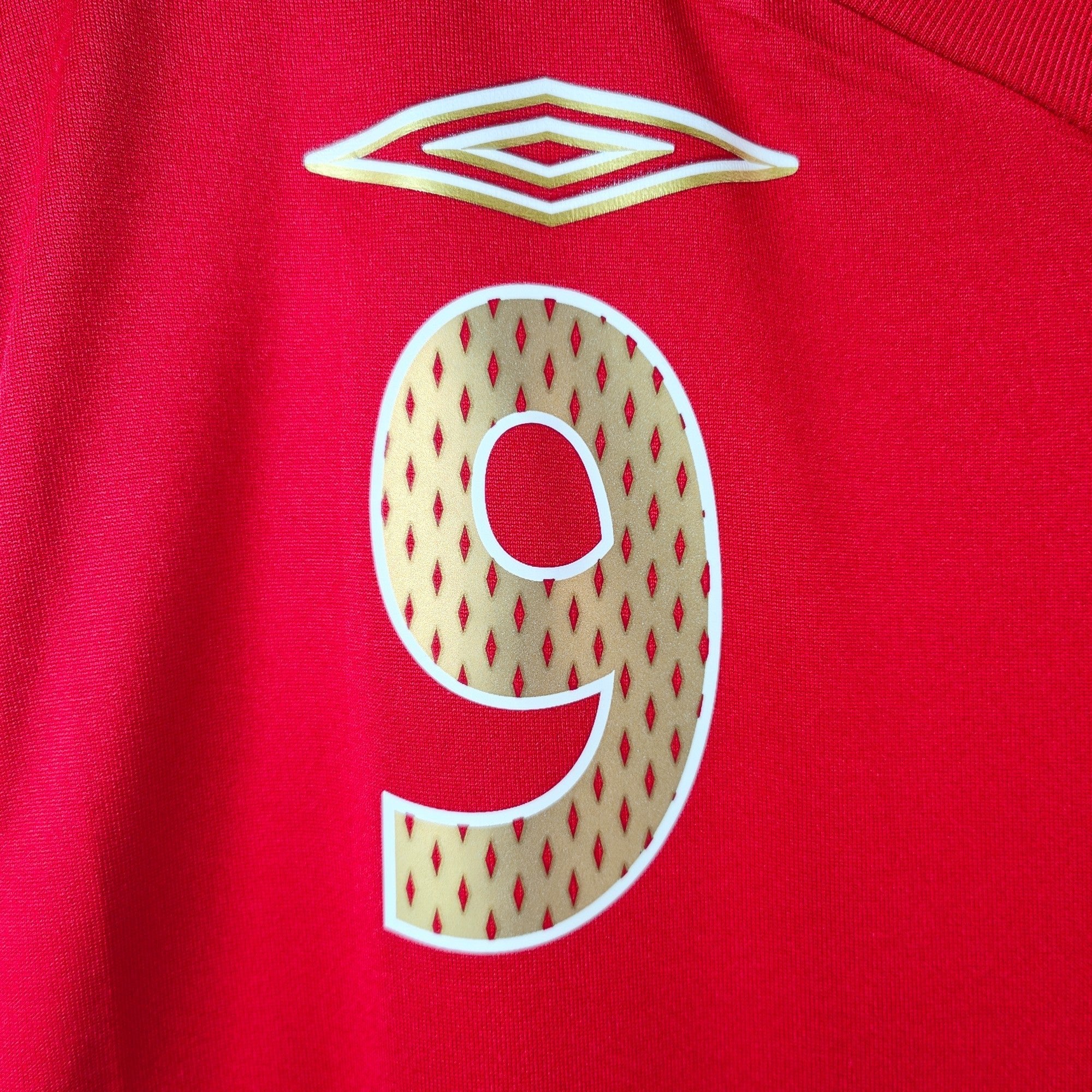 2006 - 08 England Away Shirt Rooney 9 (L) - Eternal Pitch