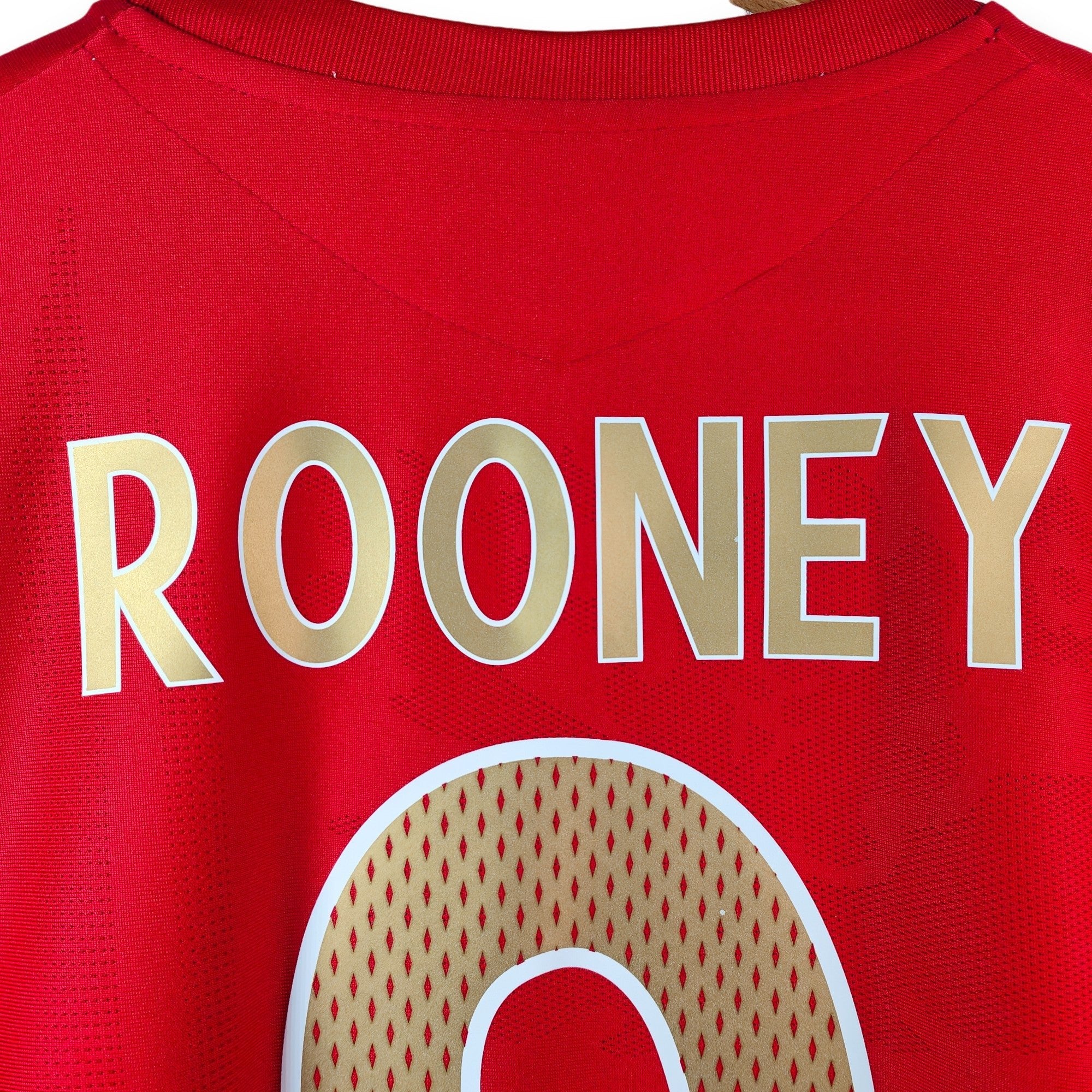 2006 - 08 England Away Shirt Rooney 9 (L) - Eternal Pitch