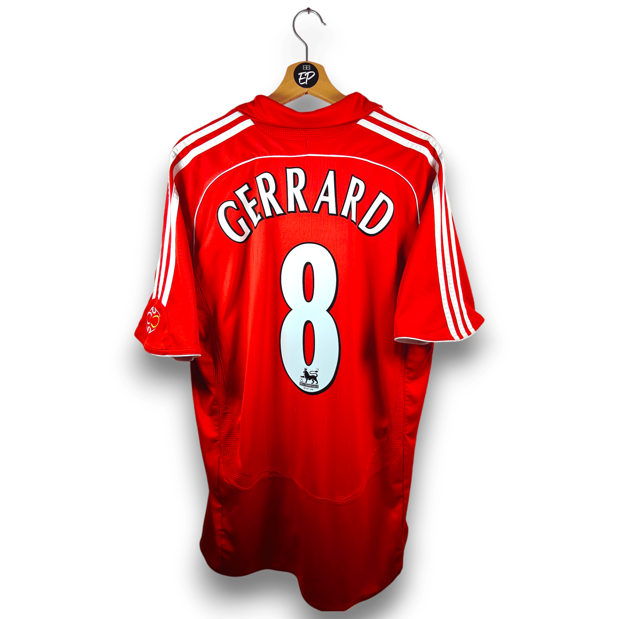 2006 - 08 Liverpool Home Shirt Gerrard 8 - 8.5/10 - (L) - Eternal Pitch