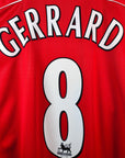 2006 - 08 Liverpool Home Shirt Gerrard 8 - 8.5/10 - (L) - Eternal Pitch