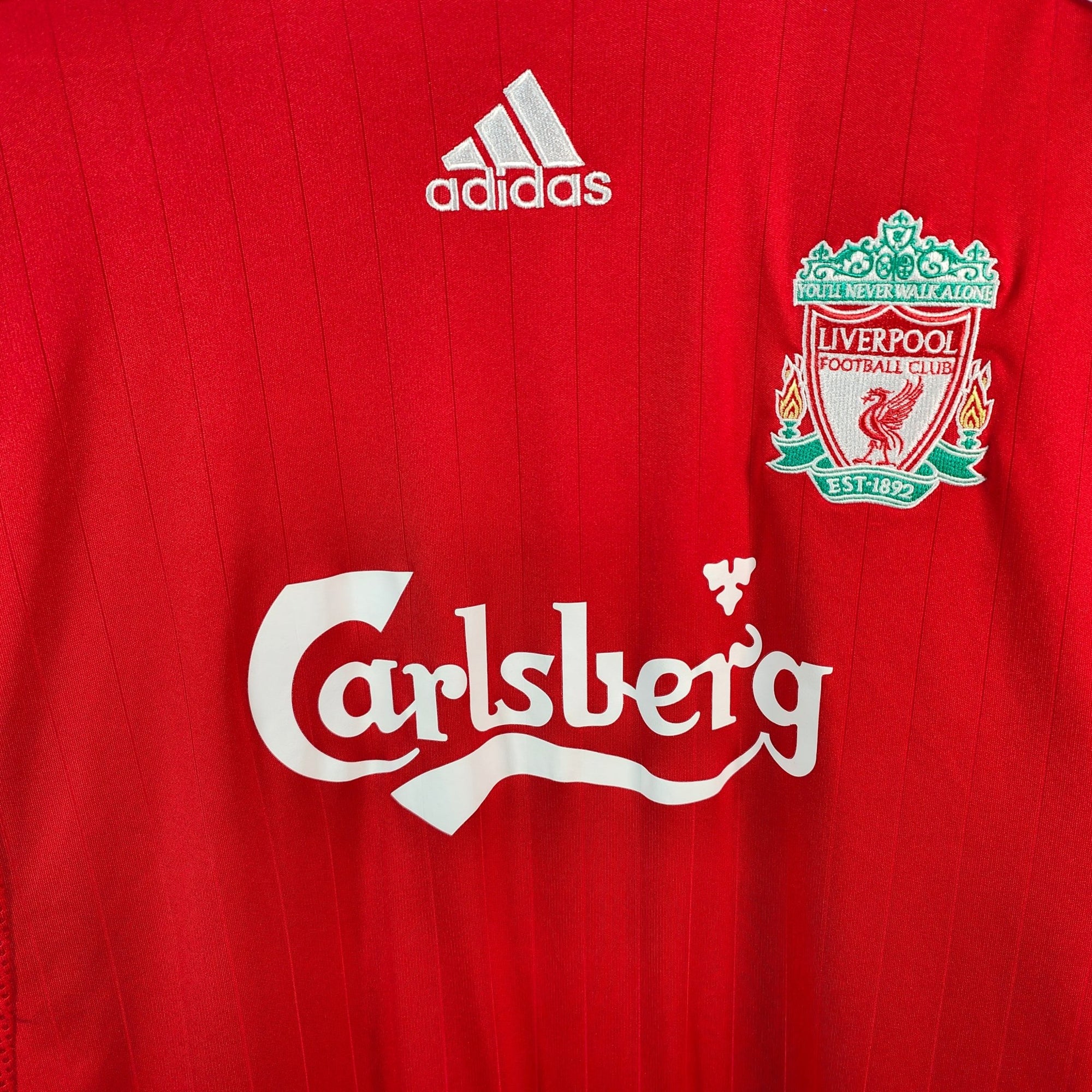 2006 - 08 Liverpool Home Shirt Gerrard 8 - 9/10 - (XL) - Eternal Pitch