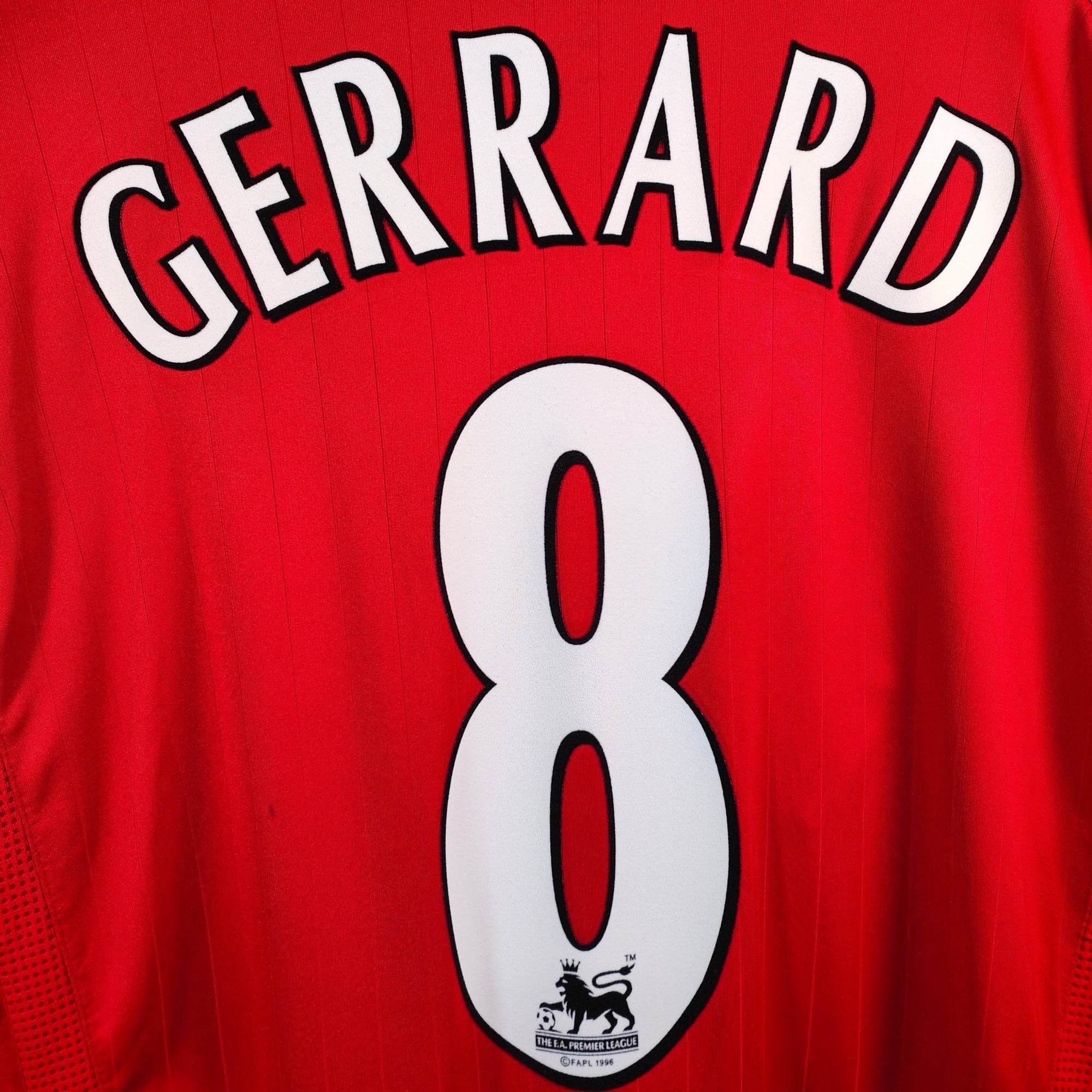 2006 - 08 Liverpool Home Shirt Gerrard 8 - 9/10 - (XL) - Eternal Pitch