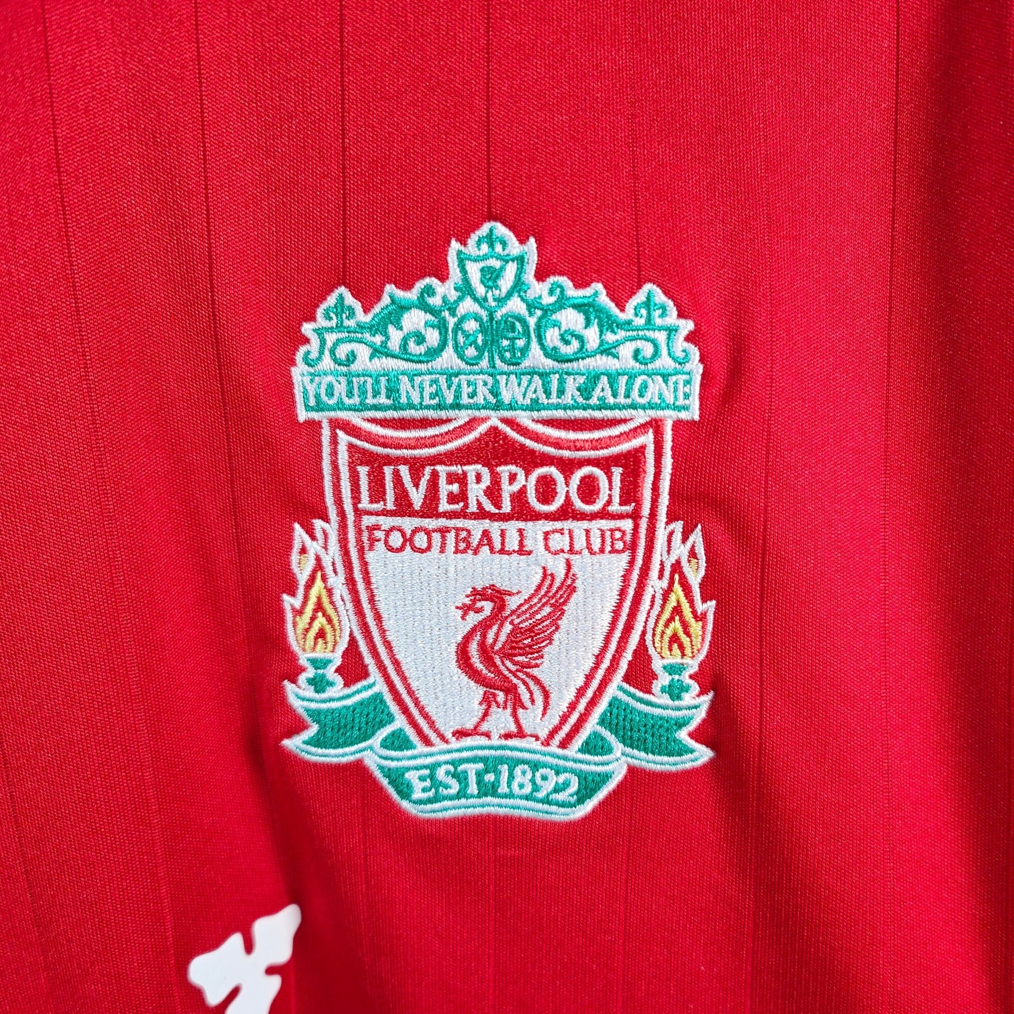 2006 - 08 Liverpool Home Shirt Gerrard 8 - 9/10 - (XL) - Eternal Pitch