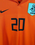 2006 - 08 Netherlands Home Shirt Sneijder 20 - 9.5/10 - (M) - Eternal Pitch