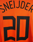 2006 - 08 Netherlands Home Shirt Sneijder 20 - 9.5/10 - (M) - Eternal Pitch