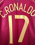 2006 - 08 Portugal Home Shirt Ronaldo 17 - 8.5/10 - (XL) - Eternal Pitch