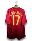 2006 - 08 Portugal Home Shirt Ronaldo 17 - 8.5/10 - (XL) - Eternal Pitch