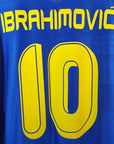 2006 - 08 Sweden Away Shirt Ibrahimovic 10 (L) - Eternal Pitch