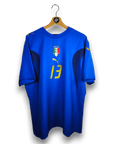 2006 Italy Home Shirt Nesta 13 - 9/10 - (XL) - Eternal Pitch