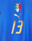 2006 Italy Home Shirt Nesta 13 - 9/10 - (XL) - Eternal Pitch